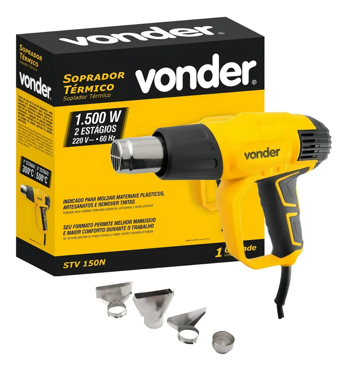 Soprador Térmico Vonder STV 150N 1.500 W